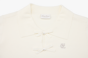 FLAT COLLAR OPEN POINTED KNIT