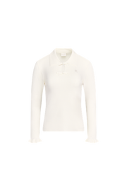 FLAT COLLAR OPEN POINTED KNIT