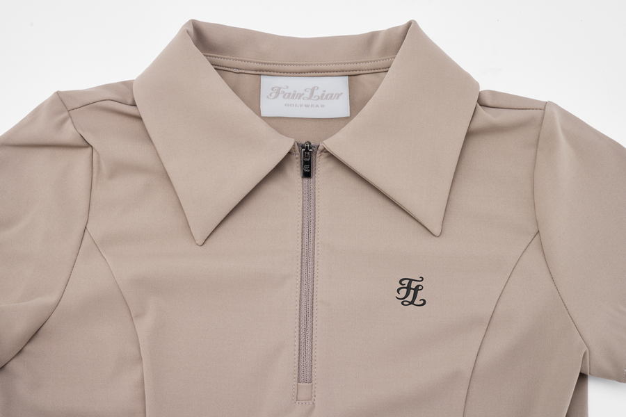 SLIM FIT ZIP TSHIRT
