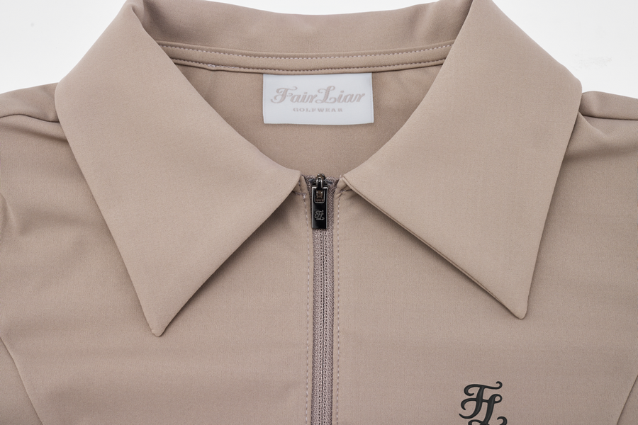 SLIM FIT ZIP TSHIRT