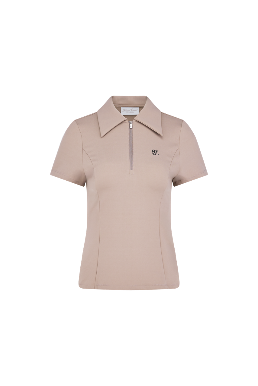 SLIM FIT ZIP TSHIRT
