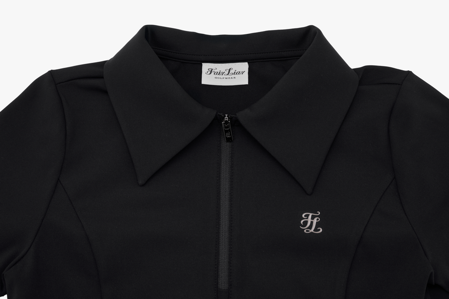SLIM FIT ZIP TSHIRT