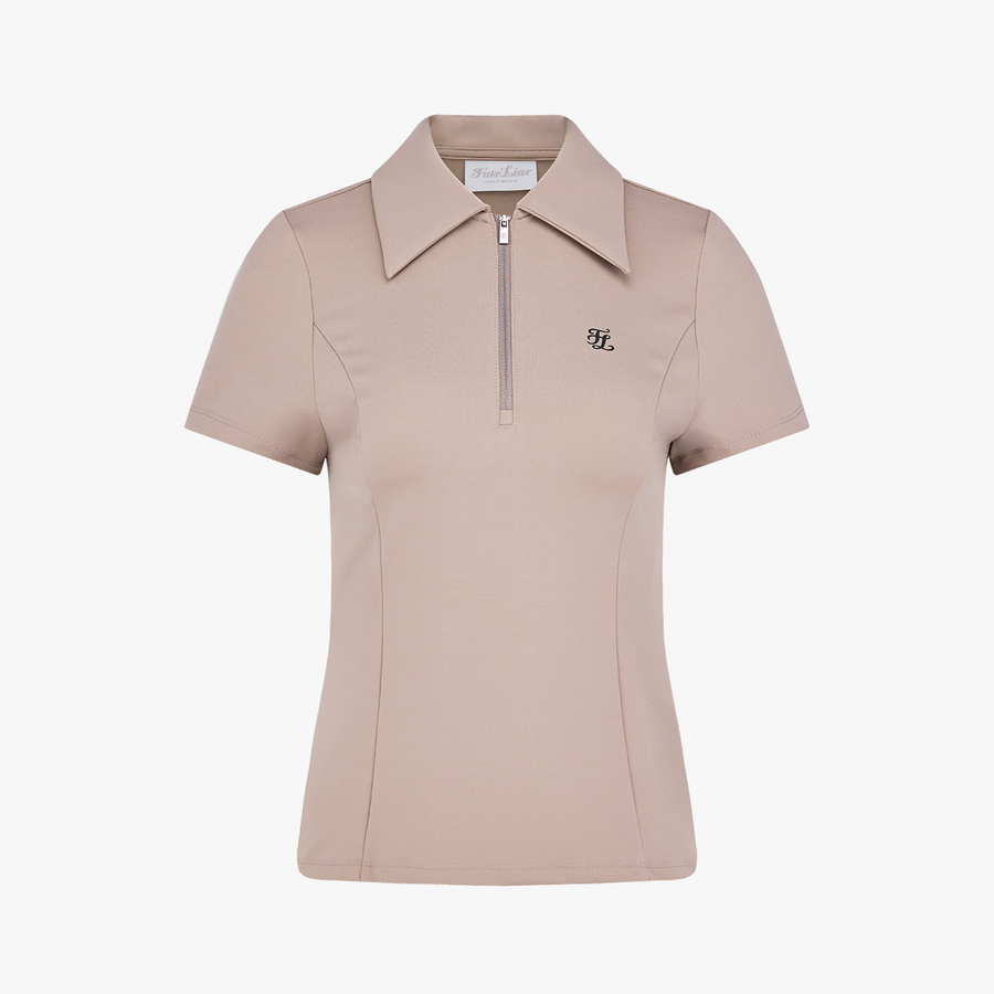 SLIM FIT ZIP TSHIRT