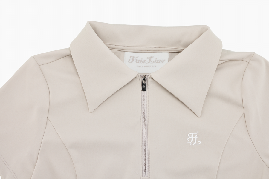 SLIM FIT ZIP TSHIRT