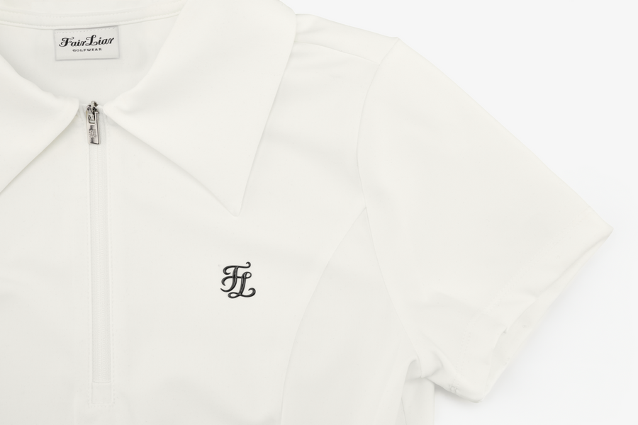 SLIM FIT ZIP TSHIRT
