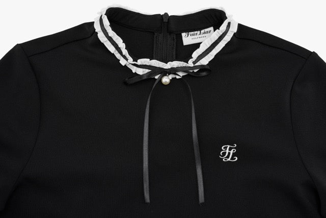 RUFFLED RIBBON TSHIRT