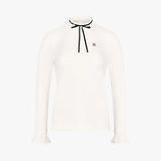 RUFFLED RIBBON TSHIRT