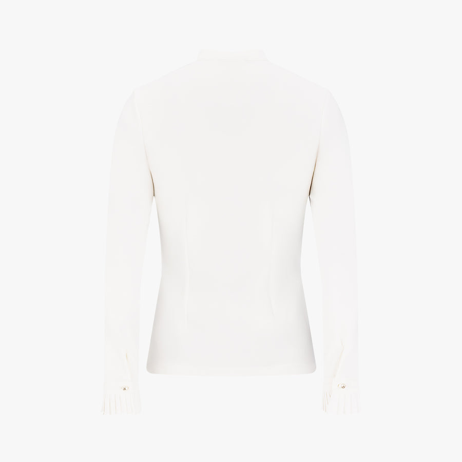 TIE MOCKNECK TSHIRT