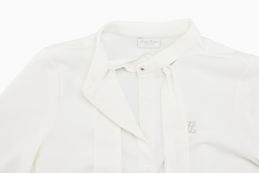 TIE MOCKNECK TSHIRT