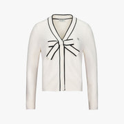 RIBBON V-NECK CARDIGAN