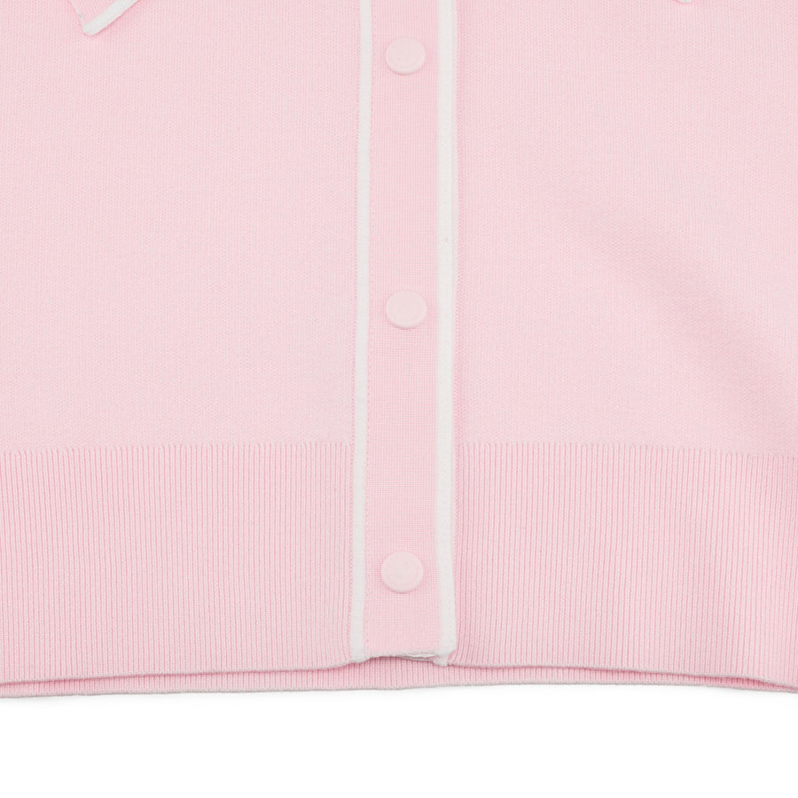 RIBBON V-NECK CARDIGAN