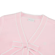 RIBBON V-NECK CARDIGAN