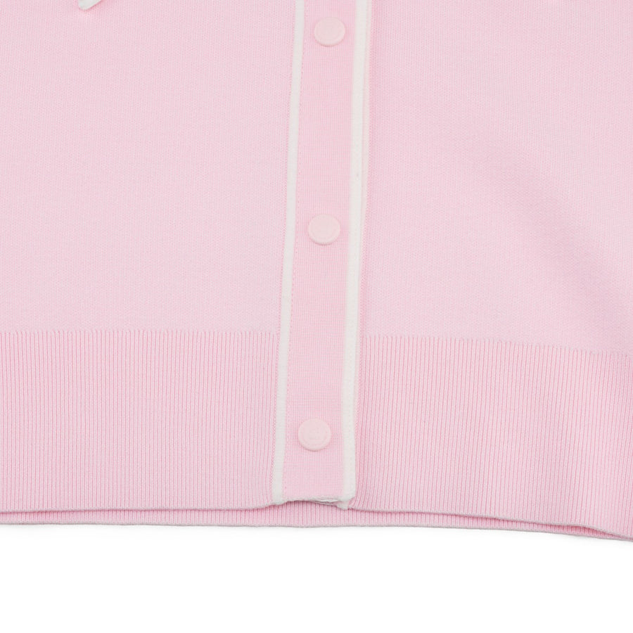 RIBBON V-NECK CARDIGAN