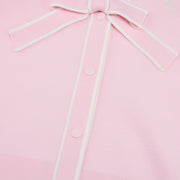 RIBBON V-NECK CARDIGAN
