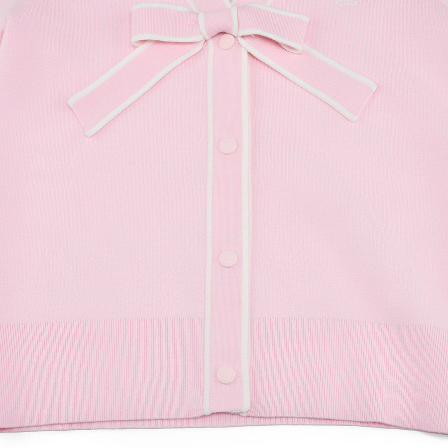 RIBBON V-NECK CARDIGAN