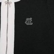 RIBBON ZIPPER CARDIGAN