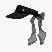 RIBBON VELVET VISOR