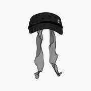 RIBBON VELVET VISOR