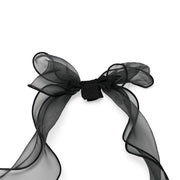 RIBBON VELVET VISOR