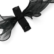 RIBBON VELVET VISOR