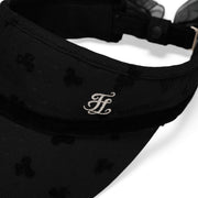 RIBBON VELVET VISOR