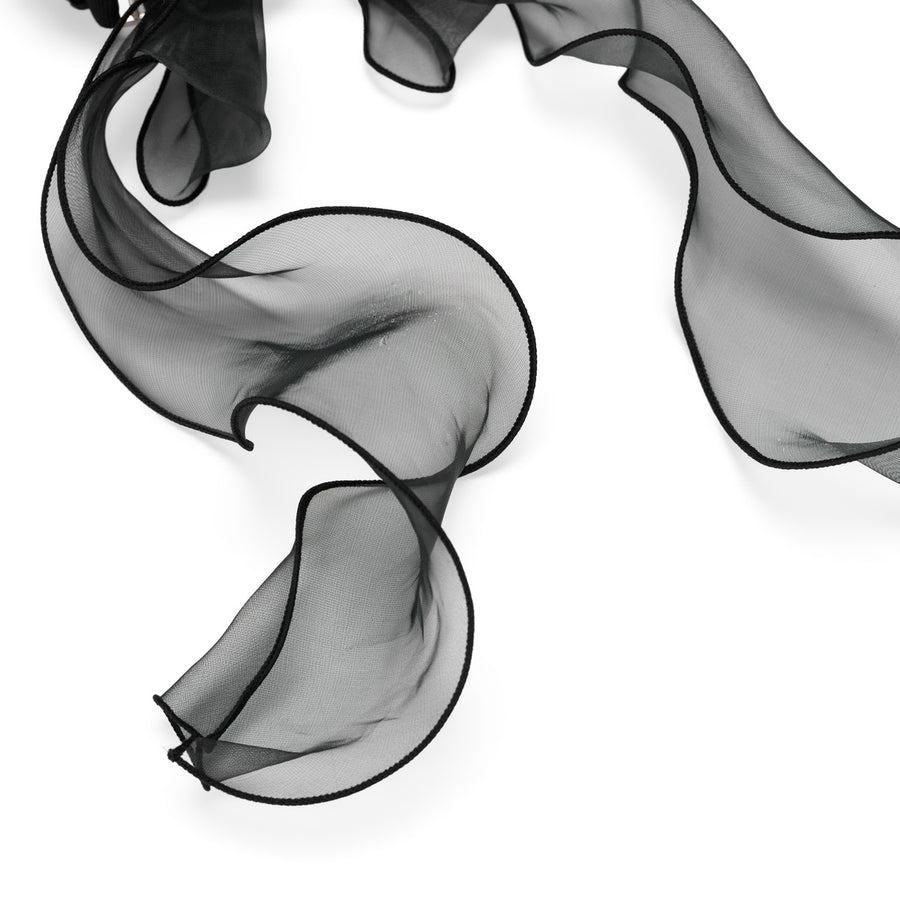 RIBBON VELVET VISOR