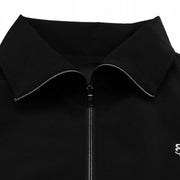CROPPED SHIRRING ZIP-UP JACKET
