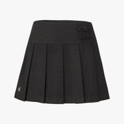SIDE RIBBON CHECK SKIRT