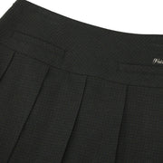 SIDE RIBBON CHECK SKIRT