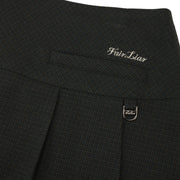 SIDE RIBBON CHECK SKIRT
