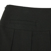 SIDE RIBBON CHECK SKIRT