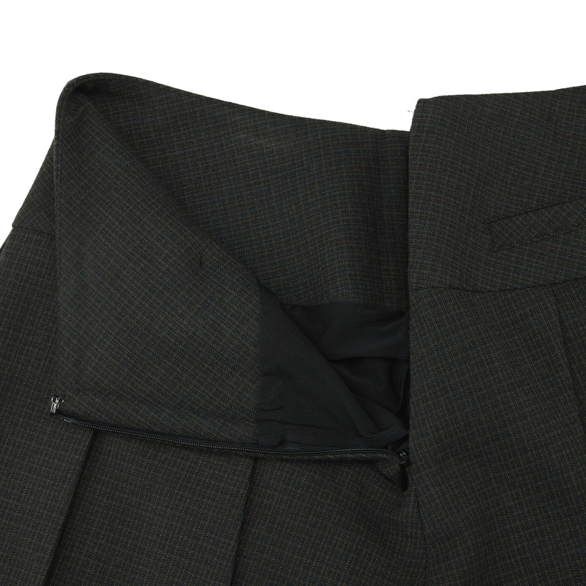 SIDE RIBBON CHECK SKIRT