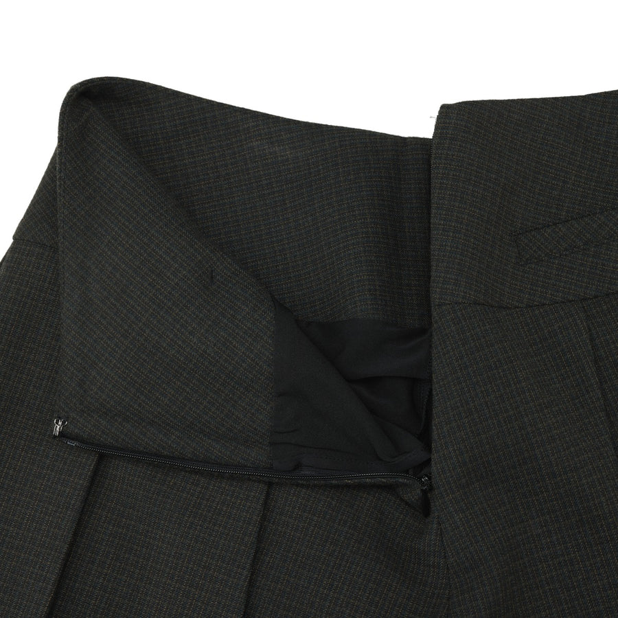 SIDE RIBBON CHECK SKIRT