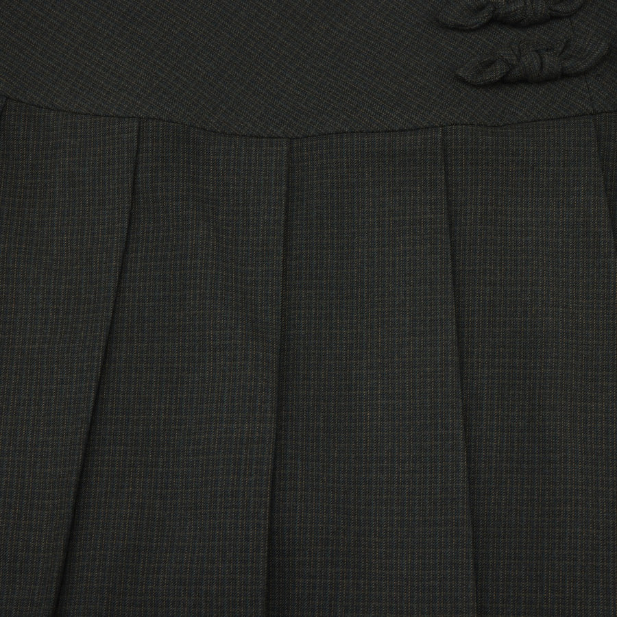SIDE RIBBON CHECK SKIRT
