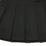 SIDE RIBBON CHECK SKIRT