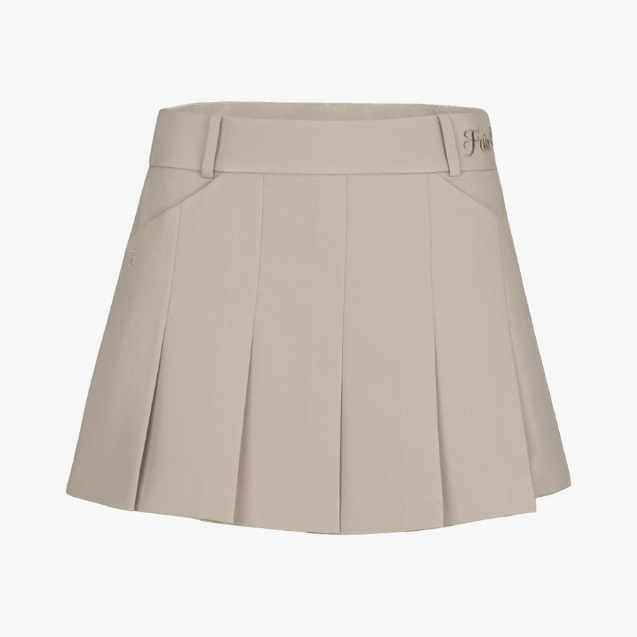 PLEATED SHORT PANTS SKIRT