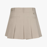 PLEATED SHORT PANTS SKIRT