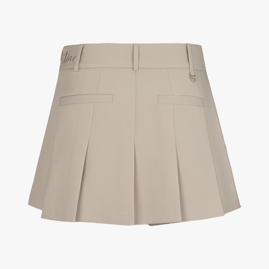 PLEATED SHORT PANTS SKIRT