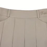 PLEATED SHORT PANTS SKIRT