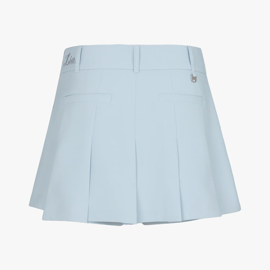 PLEATED SHORT PANTS SKIRT