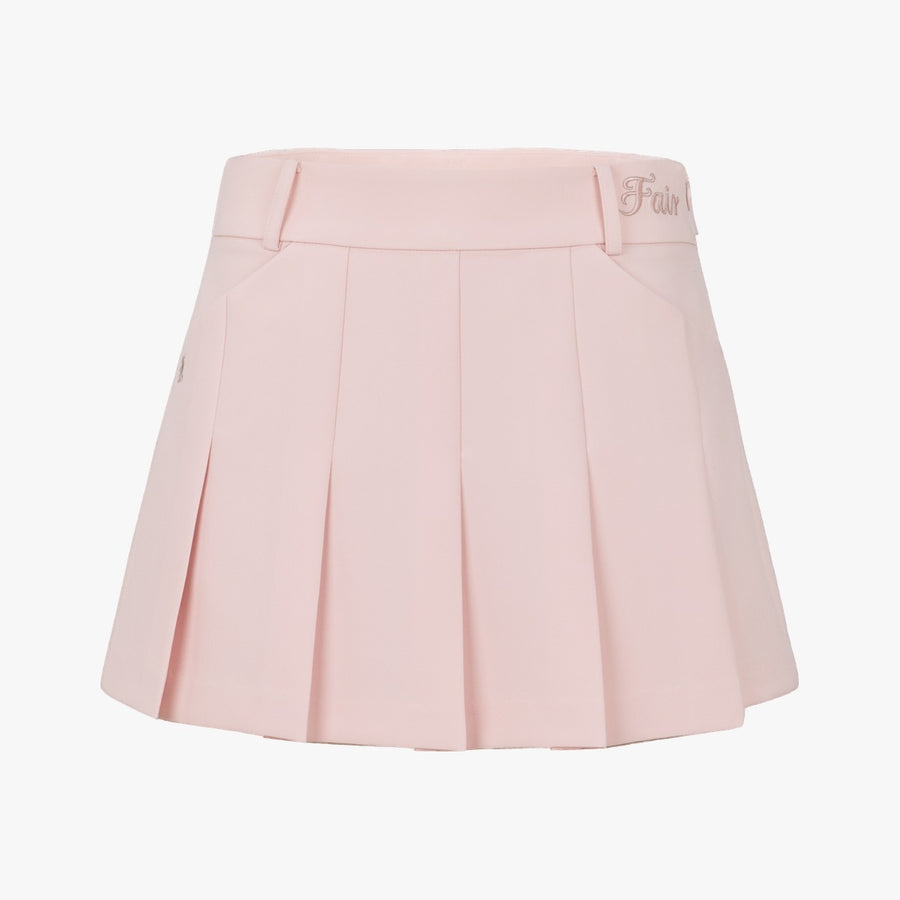 PLEATED SHORT PANTS SKIRT