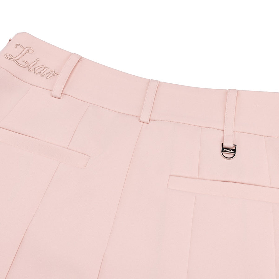 PLEATED SHORT PANTS SKIRT