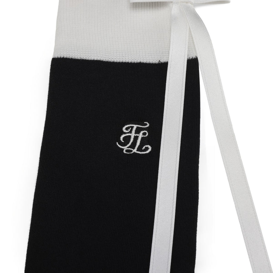 RIBBON ACCENT KNEE-HIGH SOCKS
