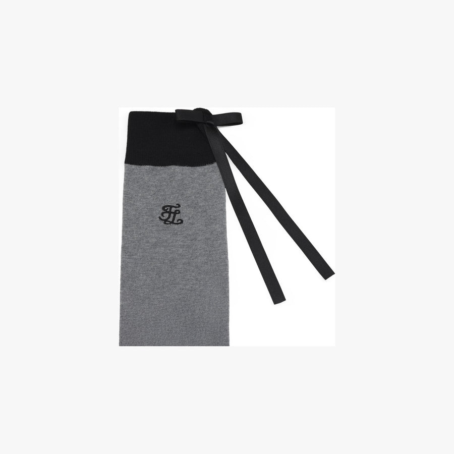 RIBBON ACCENT KNEE-HIGH SOCKS