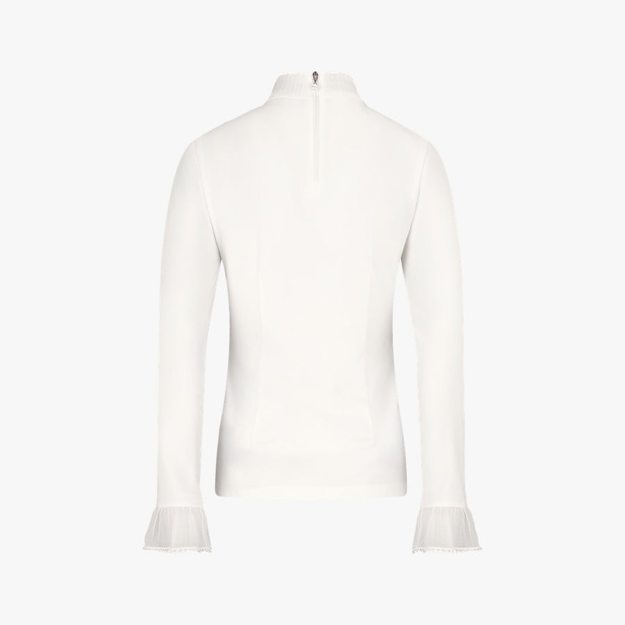 SHEER RIBBON T-SHIRT