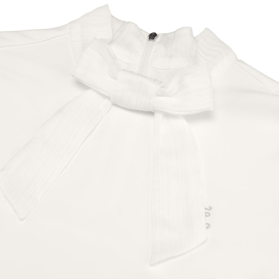 SHEER RIBBON T-SHIRT