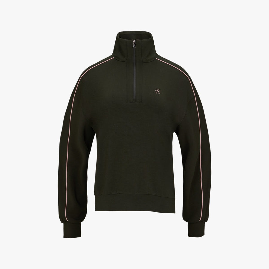 HALF-ZIP PULLOVER T-SHIRT