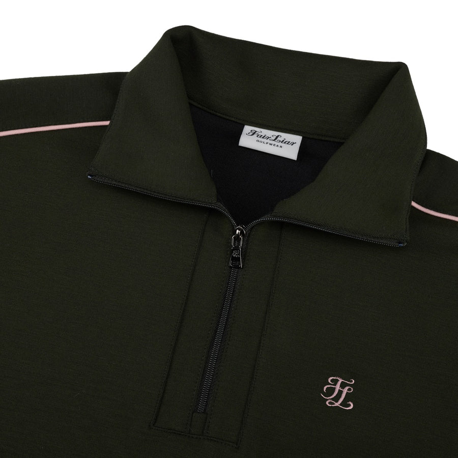 HALF-ZIP PULLOVER T-SHIRT