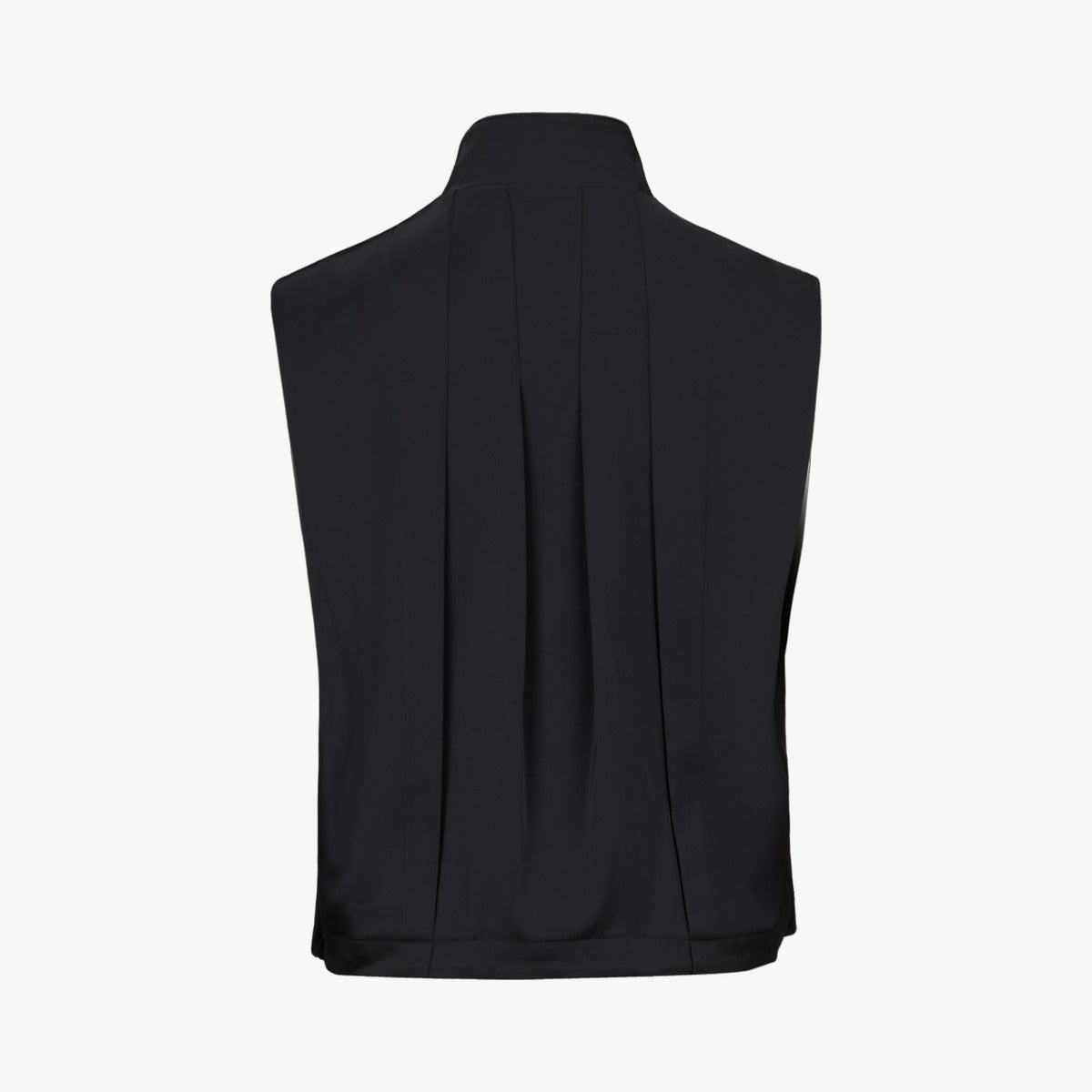 PIN-TUCK CROPPED VEST
