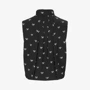 PIN-TUCK CROPPED VEST